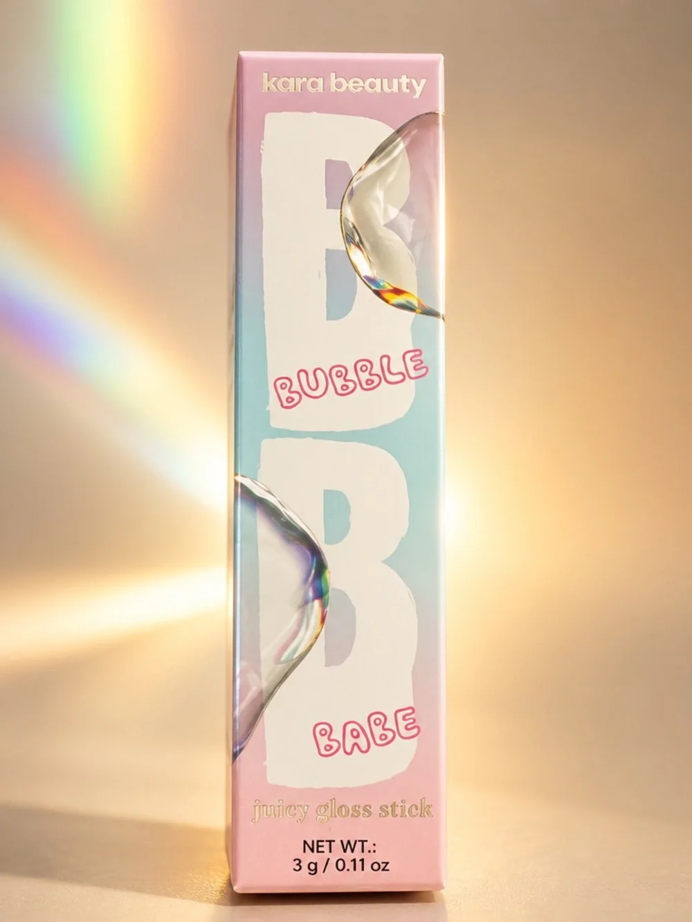 NWT Kara Beauty 3 Bubble Pop Juicy Lip Gloss Bubble Gum. Girly Pop & Pop Star